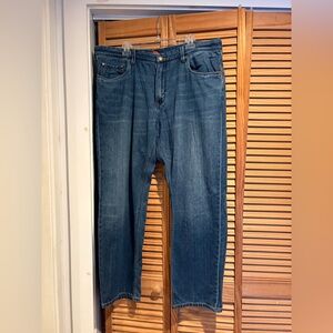 Tommy Bahama Men’s Blue Straight Jeans Cotton Tencel 42x30 Soft Standard Fit
